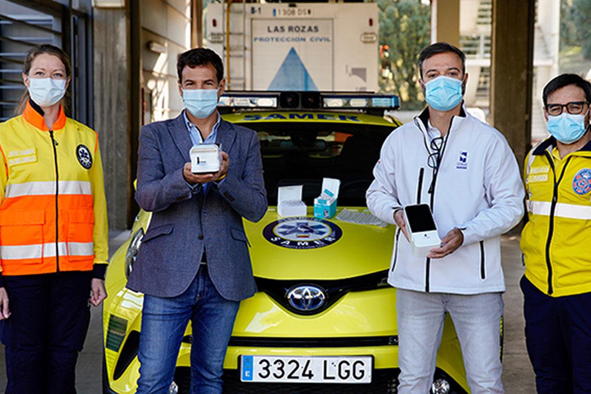 Los dispositivos cedidos por la Concejalía de Sanidad funcionan mediante test de antígenos
