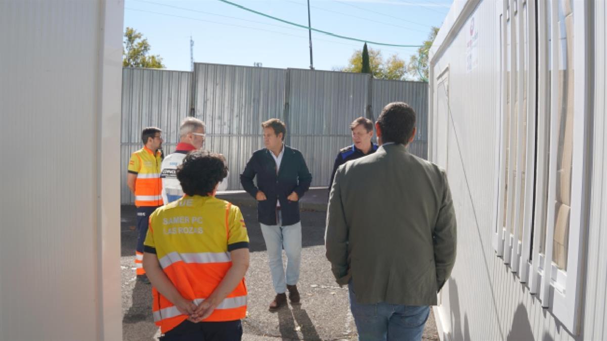 Este año el SAMER cuenta con 10 camillas y un box de soporte vital para pacientes más graves
