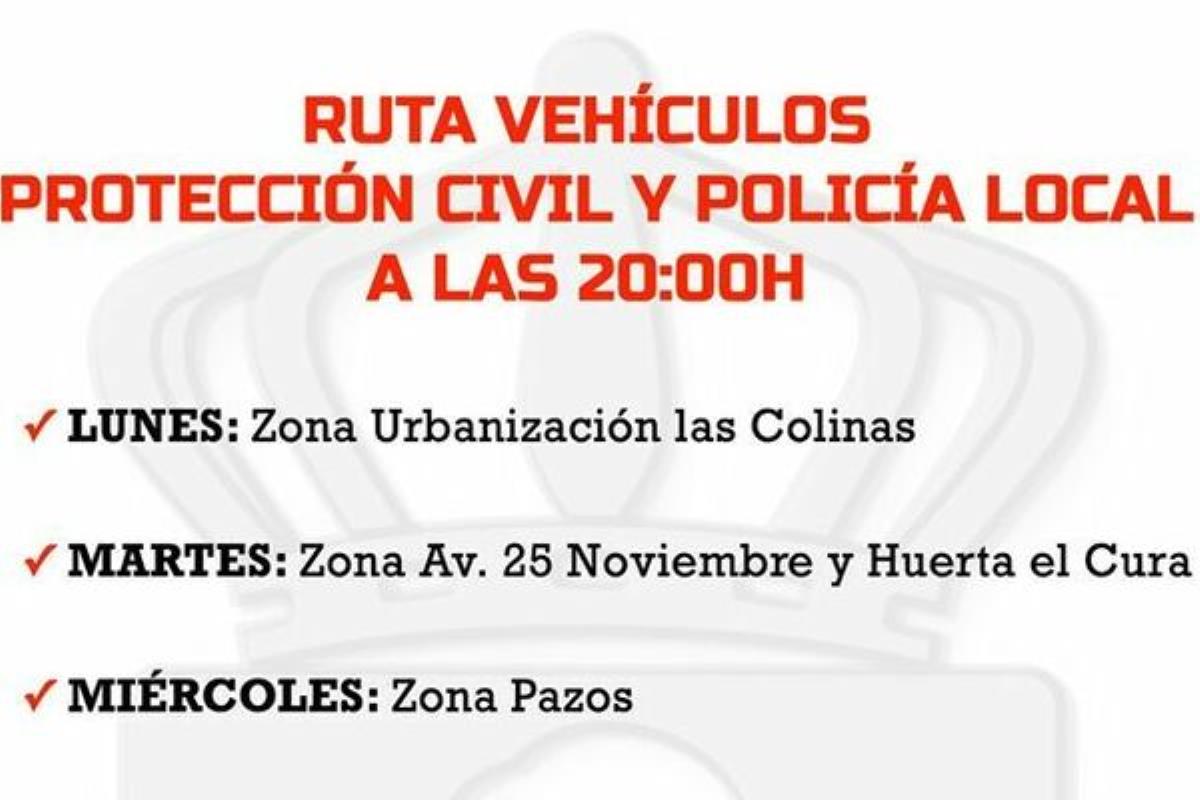 Descubre dónde y cuándo sonarán las sirenas de la Policía Local y Protección Civil