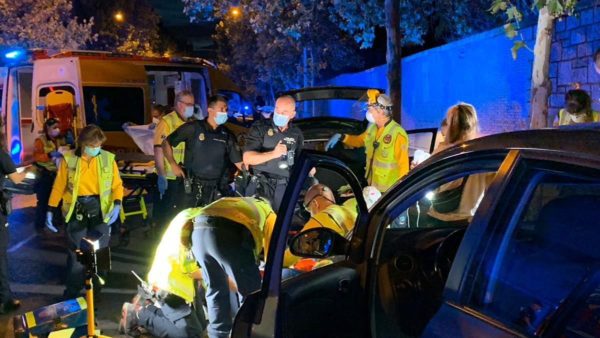 El conductor del coche era una persona novel