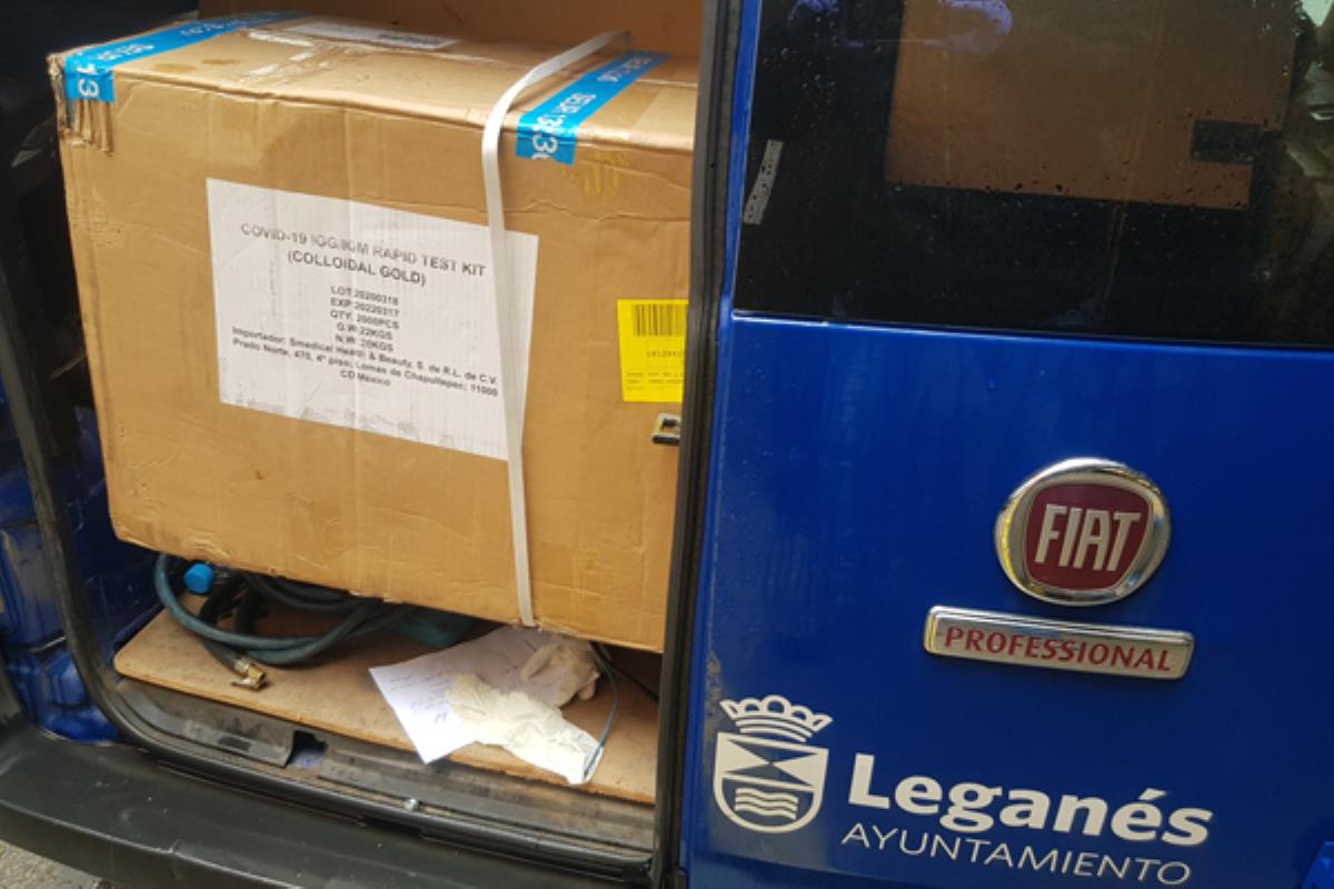 El consistorio continúa entregando material sanitario al centro