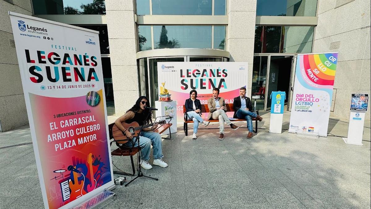 El Ayuntamiento de Leganés ha presentado un festival gratuito y al aire libre con conciertos en El Carrascal, Arroyo Culebro y Plaza Mayor, para el 13 y 14 de junio