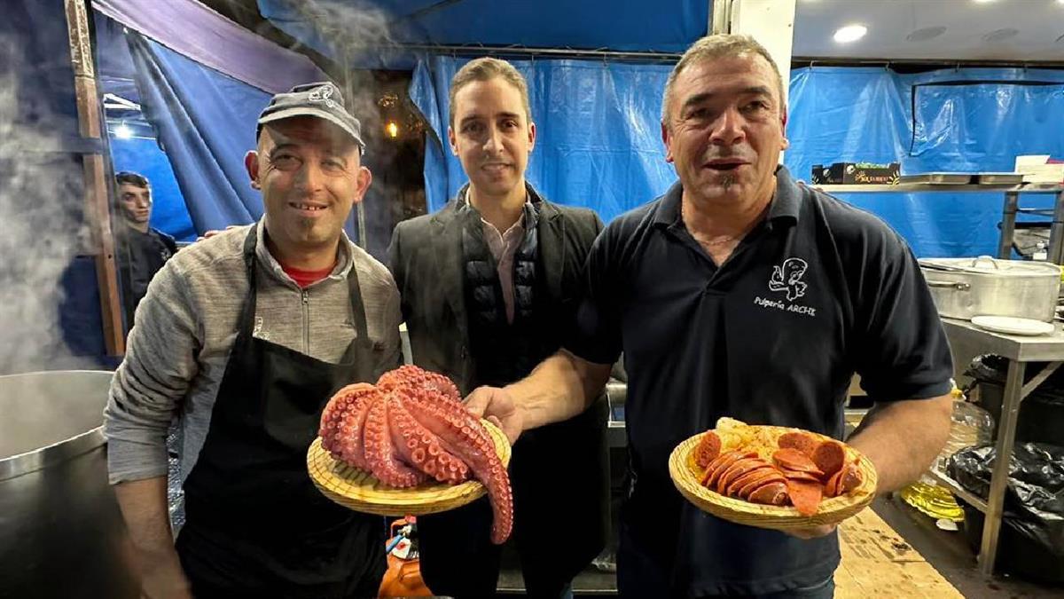 La III Feria del Marisco Gallego de Leganés se celebra del 13 al 16 de noviembre con productos típicos, gaiteros y queimada popular