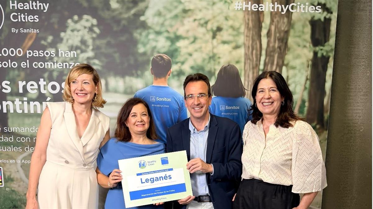 El Ayuntamiento ha obtenido el galardón Espacios Healthy Cities Sanitas que aportará 70.000 euros en árboles para el proyecto de renegeración del parque
