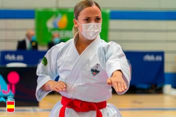 La karateca alcalaína cayó en la final de la segunda jornada de la Liga Nacional de Karate