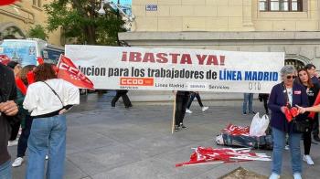 Los trabajadores del servicio municipal de atención ciudadana del Ayuntamiento comenzaron sus protestas en junio 