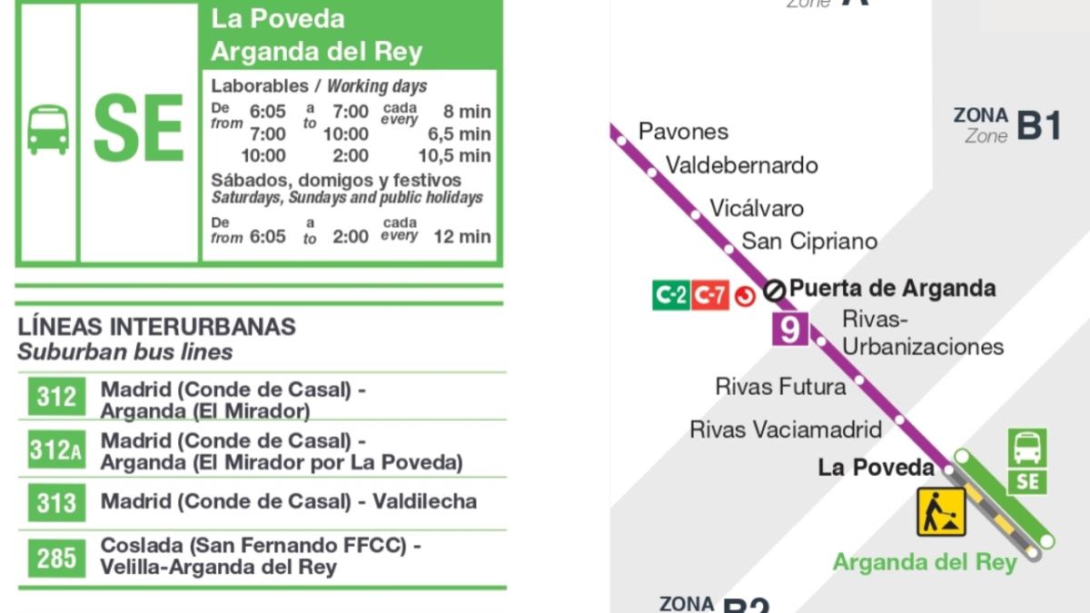 El tramo se clausurará por obras desde el 9 de julio hasta el 7 de septiembre