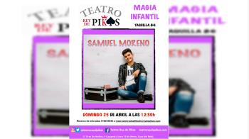 El Teatro Rey de Pikas acoge el show del mago Samuel Moreno