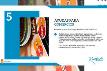 Las líneas de ayudas se enmarcan en el Plan Reactívate Arroyomolinos