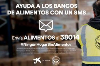 La campaña ha sido impulsada por la Fundación “la Caixa” para apoyar a los bancos de alimentos