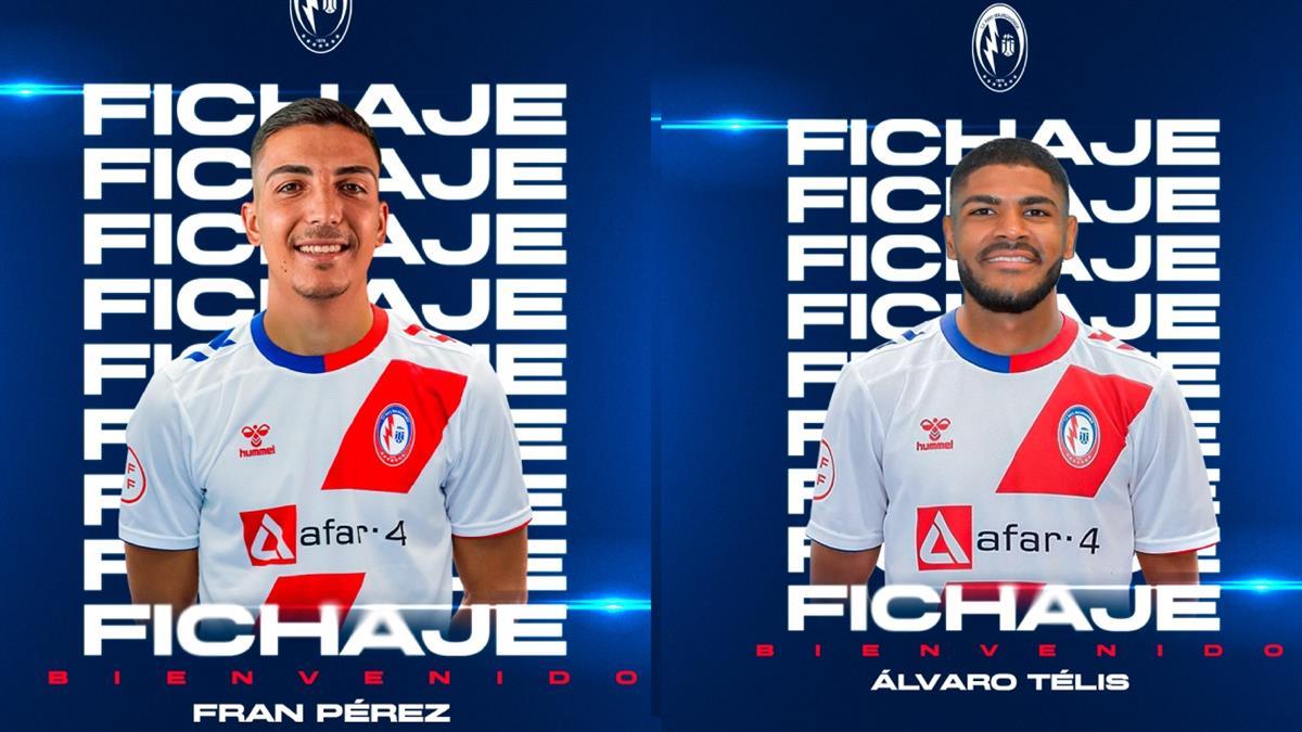 Álvaro Télis y Fran Pérez serán jugadores del CF Rayo Majadahonda
