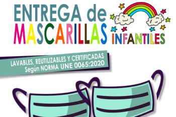 Lee toda la noticia 'Los peques recibirán mascarillas higiénicas a partir del martes'