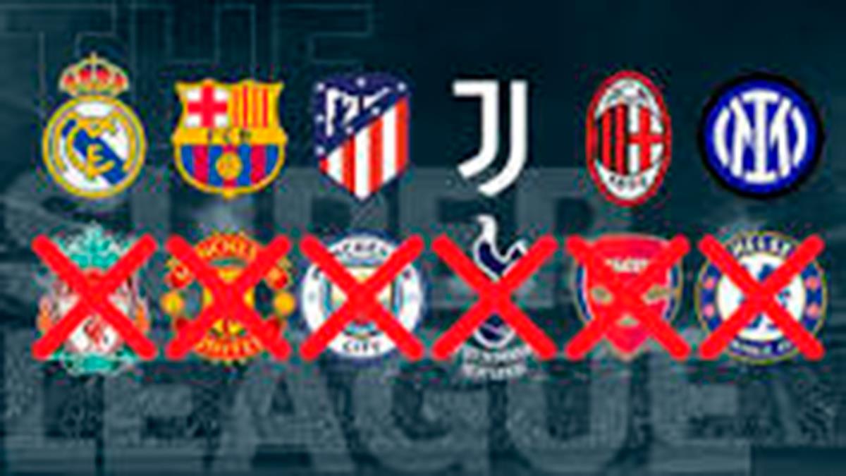 El Liverpool, Arsenal, Chelsea, Tottenham, Manchester City y el United dicen que no por las presiones mediáticas y sociales