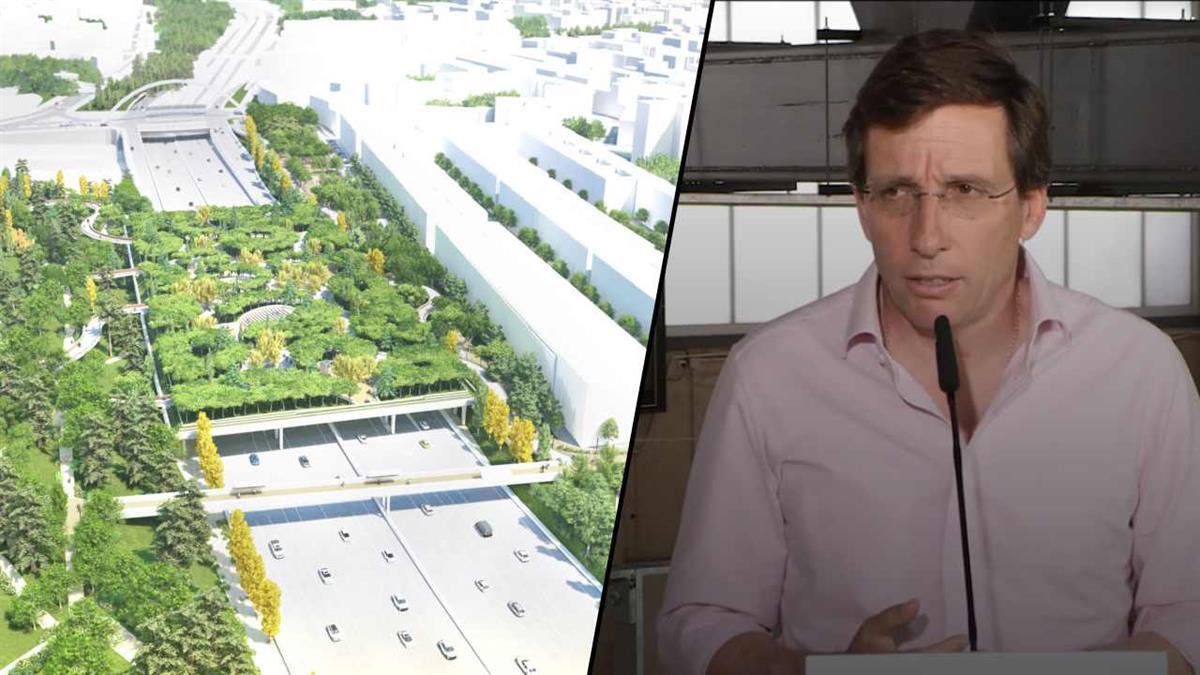 El alcalde de Madrid pone el foco en unas obras que permitirá disfrutar de zonas verdes