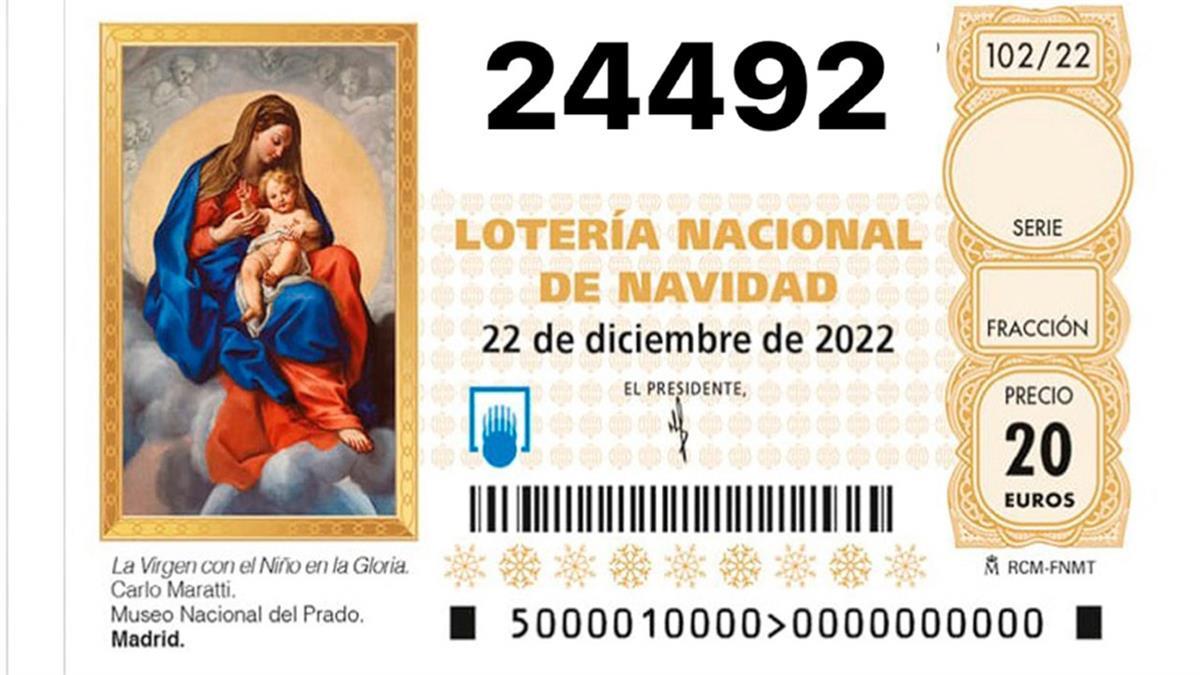 El premio a repartir es 6.000 euros por décimo