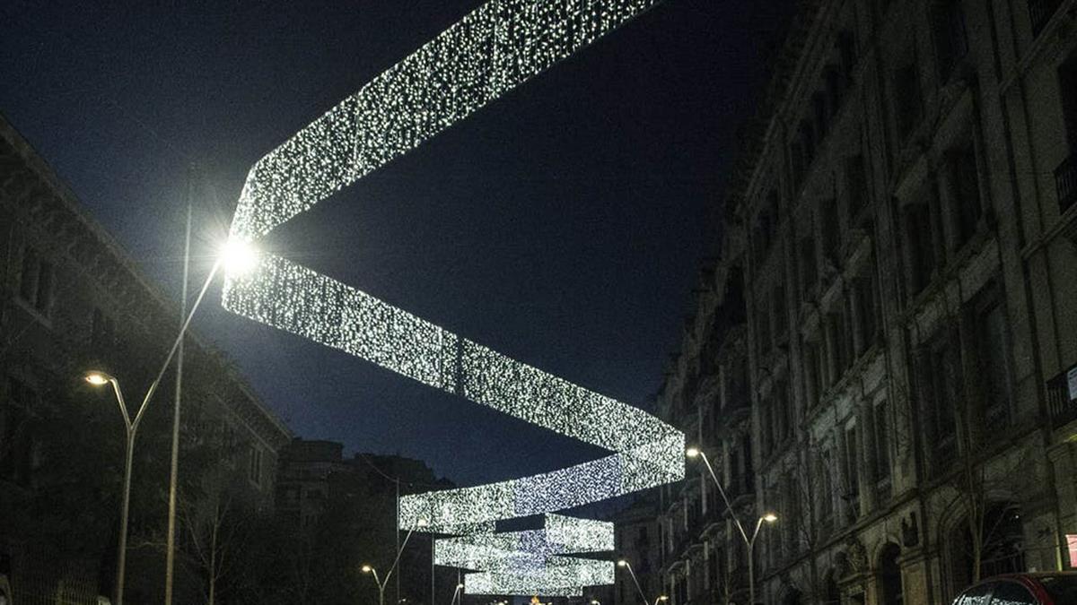 Una de las novedades de este año es el paseo de la luz, en el Parque Finca Liana