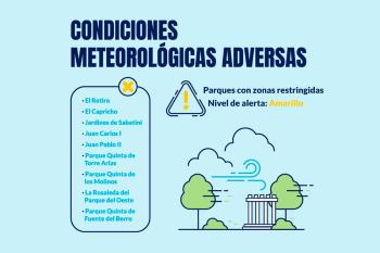 Lee toda la noticia 'Madrid activa la alerta amarilla por condiciones meteorológicas adversas'