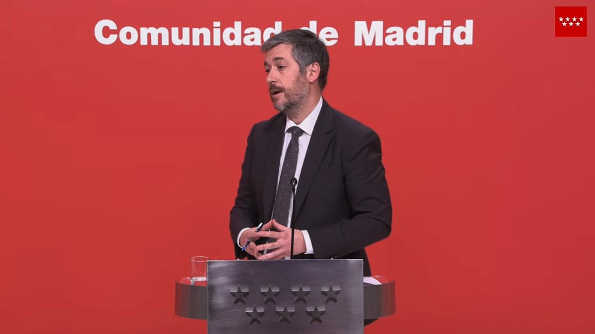 El portavoz del Gobierno de Isabel Díaz Ayuso defiende el modelo sanitario de la región