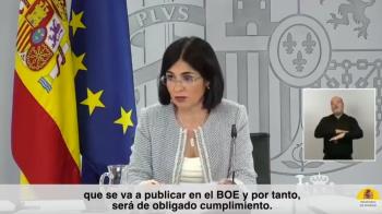 La ministra de Sanidad asegura actuar en los tribunales si Madrid no cumple las medidas perimetrales