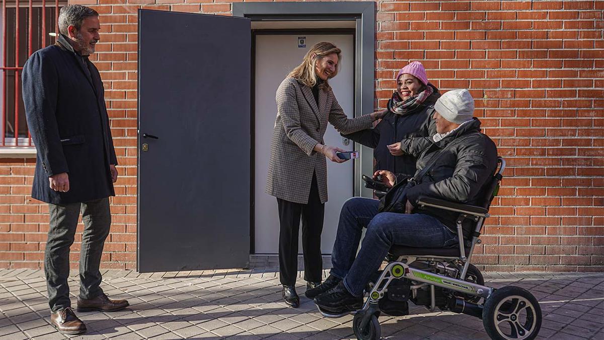 La familia beneficiada abonará una mensualidad inferior a 450 euros