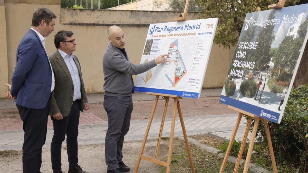 Unas obras incluidas en el Plan Regenera Madrid