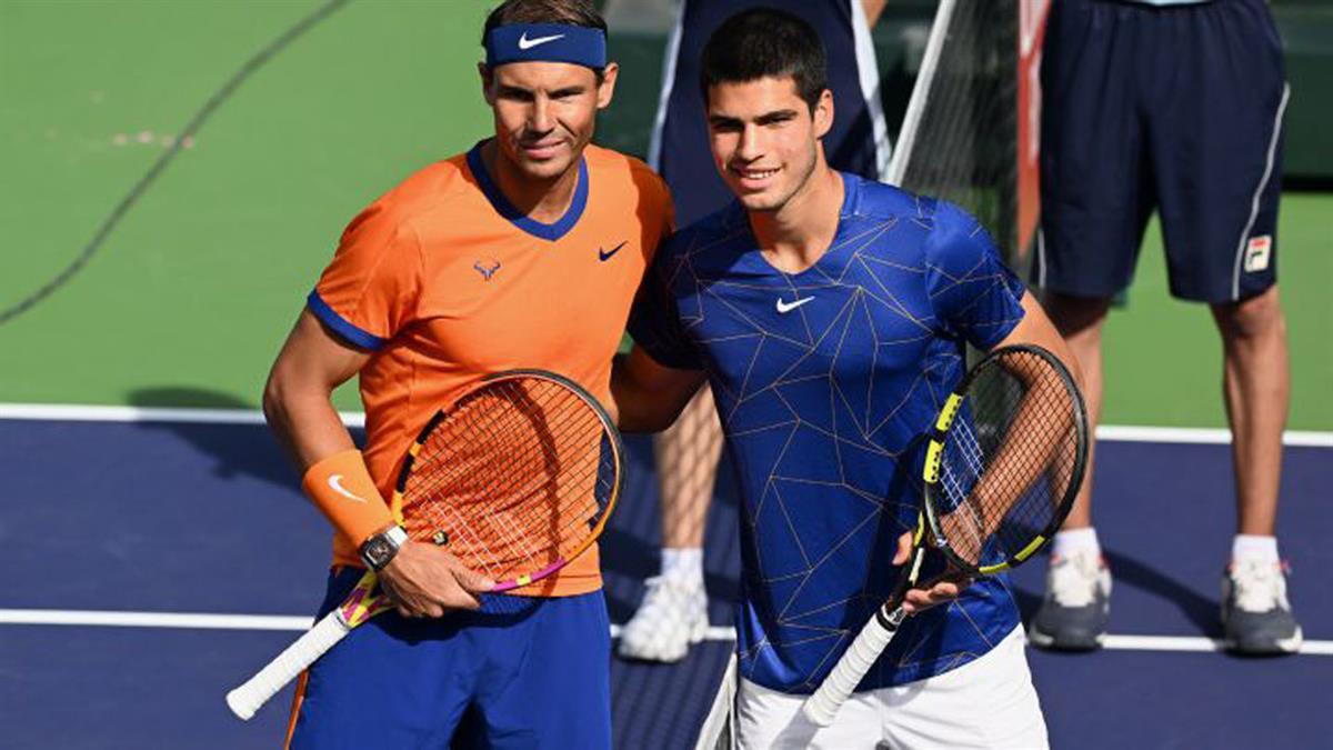 Alcaraz ganó 6-2, 1-6 y 6-3 a un Nadal bajo en forma física