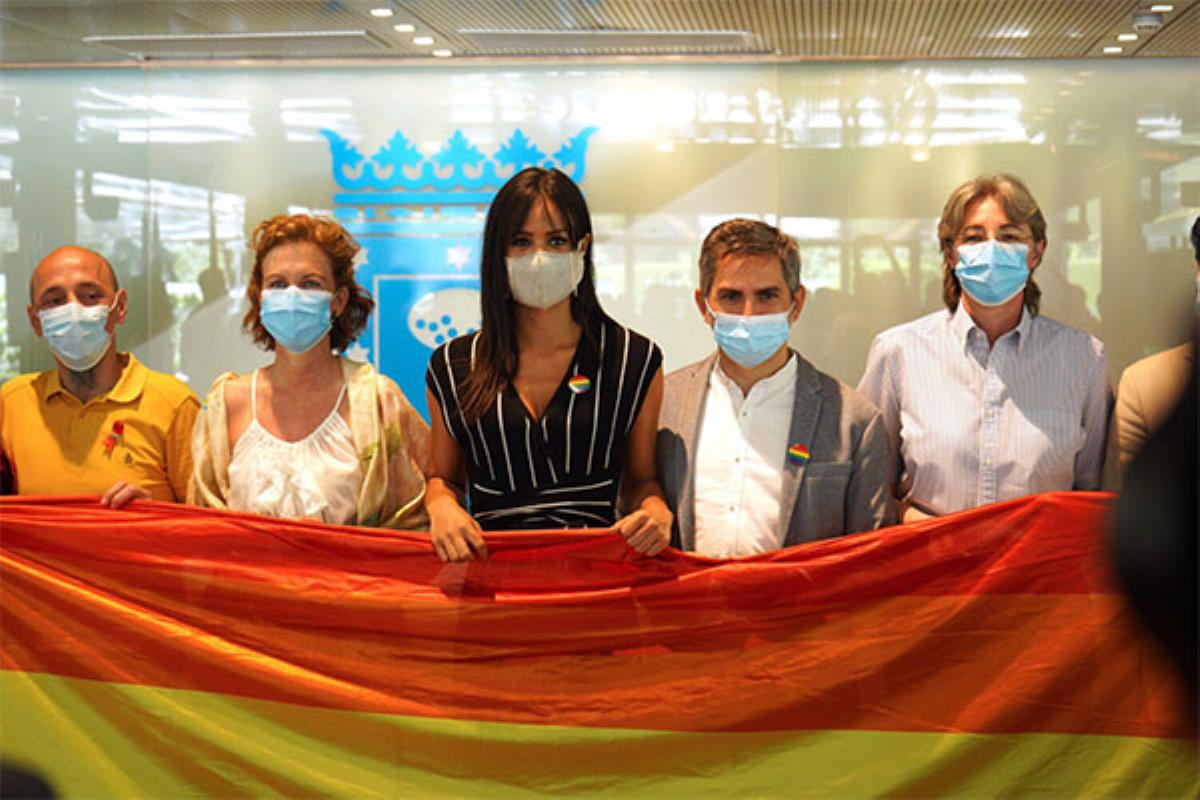 La vicealcaldesa ha dirigido el acto institucional del Orgullo LGTBI 2020