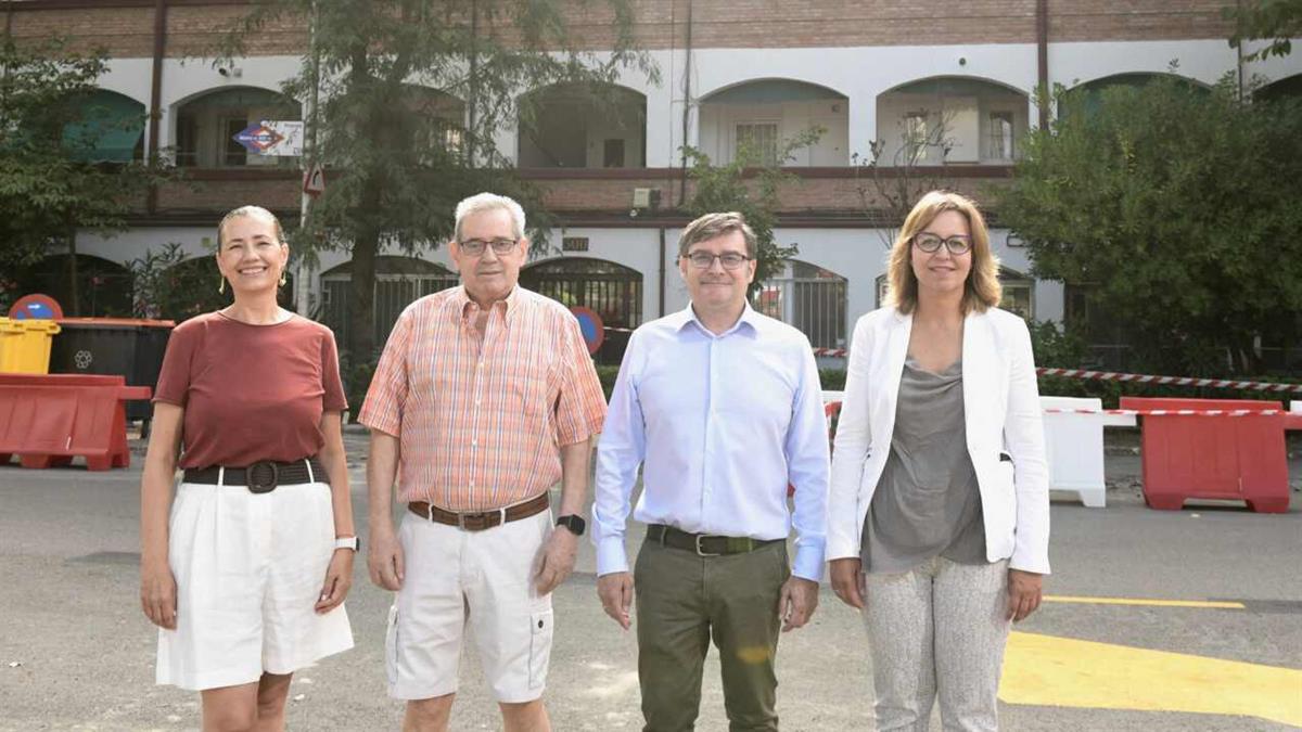 Con el Plan Rehabilita han retirado el amianto de un edificio protegido de los años 40 