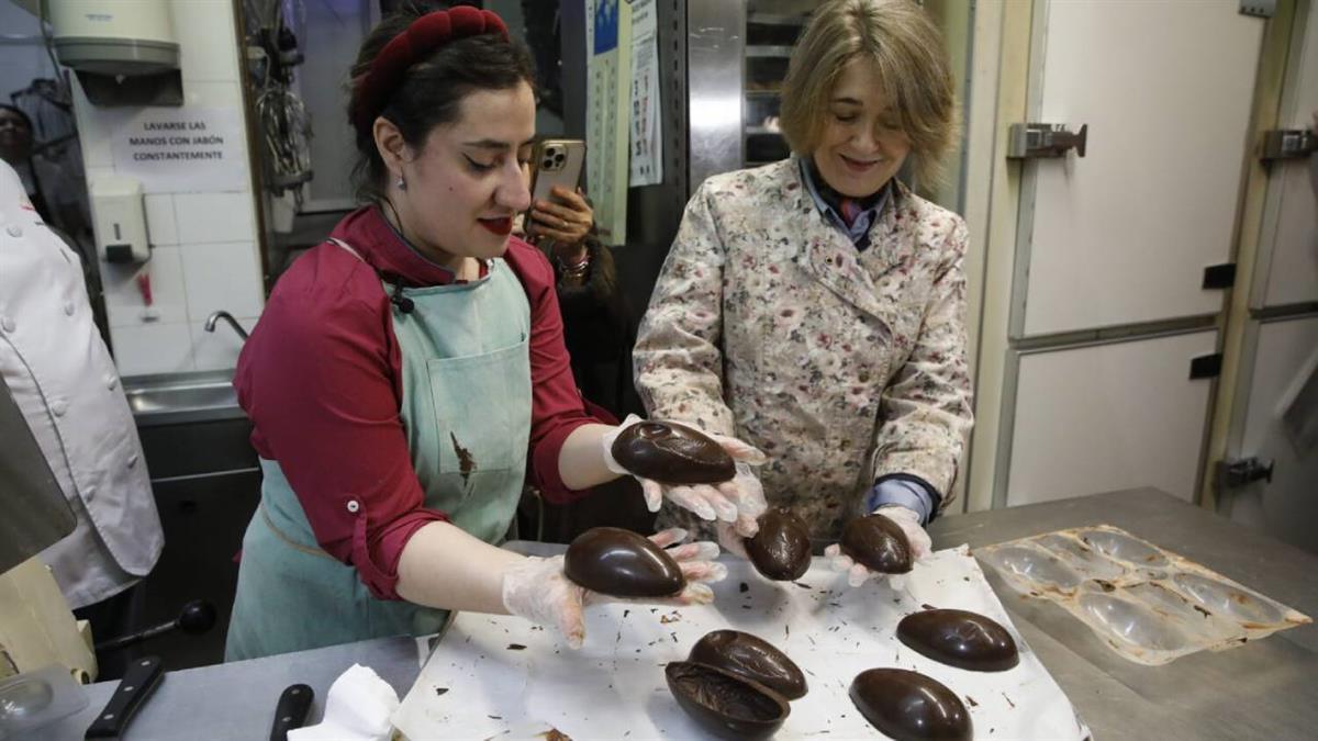 La capital pone en valor el huevo de Pascua