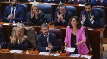 La presidenta contesta a Mónica García sobre la relación de Madrid con las demás Comunidades Autónomas