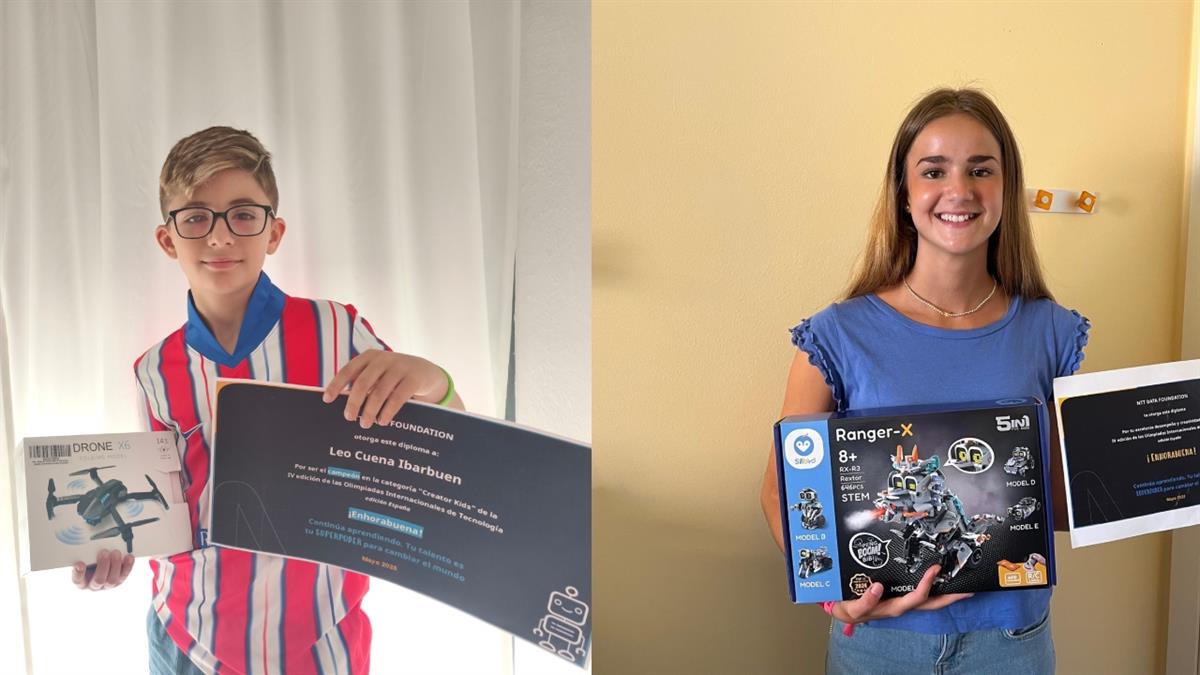 Tres jovenes madrileños triunfan en la final internacionales de las Olimpiadas de Tecnología
