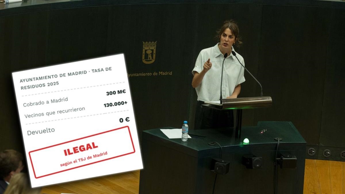 Más Madrid lanza una campaña para recurrir la Tasa de Basuras 