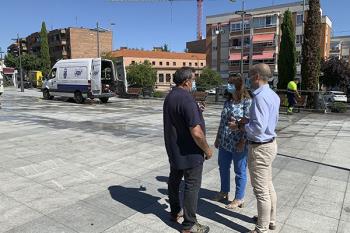 El alcalde ha supervisado las obras municipales