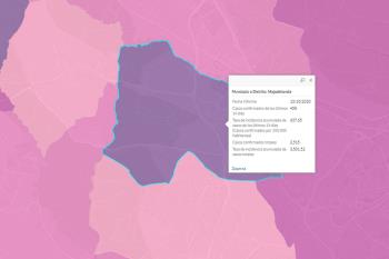 Hay unos 458 casos de covid-19 en el municipio