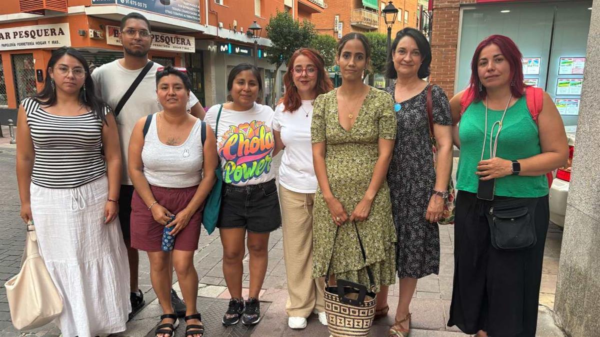 La portavoz de Más Madrid acudió a la manifestación convocada por la Plataforma Justicia Para Abderrahim 