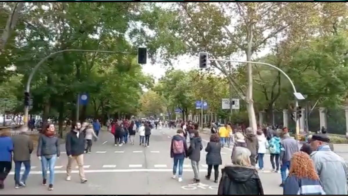 Una manifestación bajo el lema “Madrid se levanta por la Sanidad Pública”