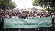 La consejera de Sanidad en la Comunidad de Madrid valora la manifestación en defensa de la Sanidad Pública