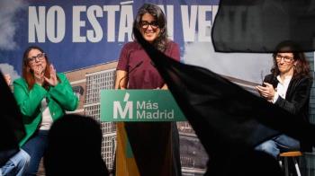 La portavoz de Más Madrid se muestra “orgullosa de una organización que defiende la sanidad universal”