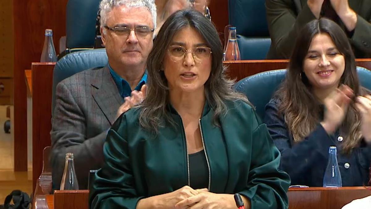 La portavoz de Más Madrid no espera que Ayuso “se ponga del lado de la paz”