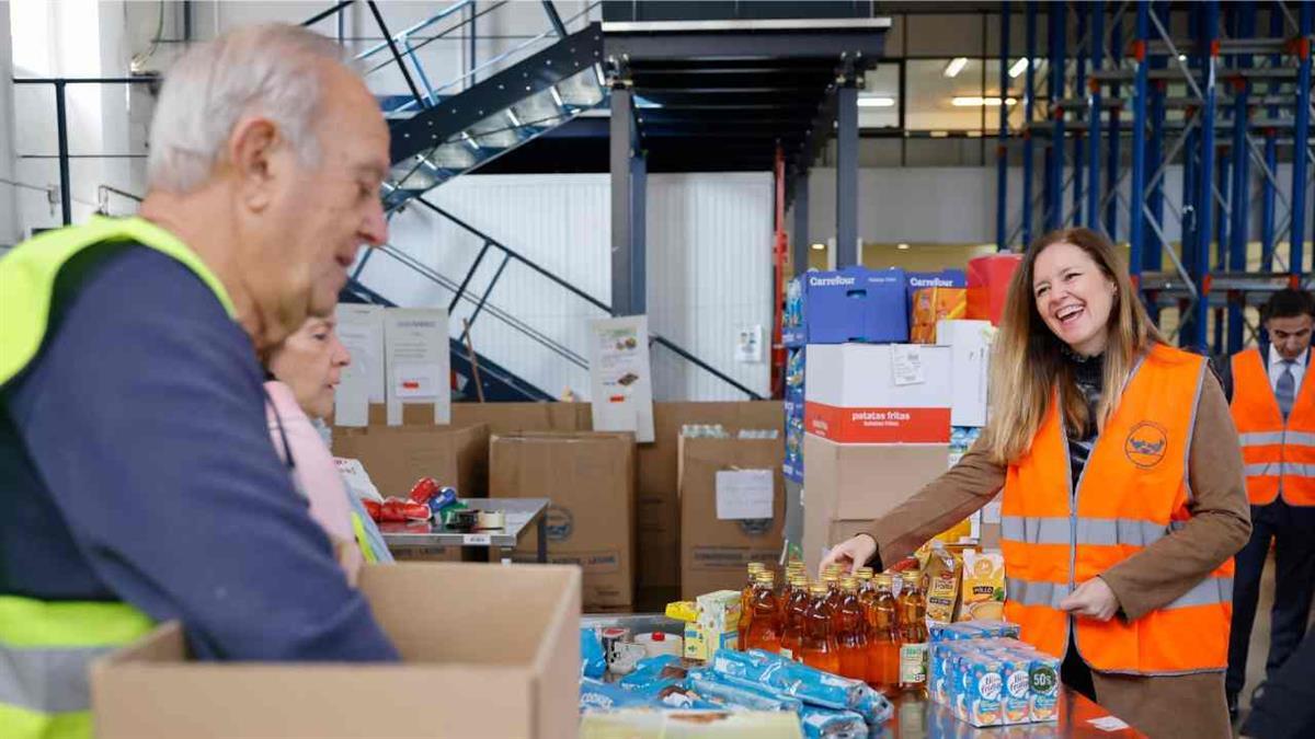 El objetivo es facilitar la actividad de los bancos de alimentos y beneficiar a cerca de 100.000 madrileños que quedan fuera del proyecto estatal