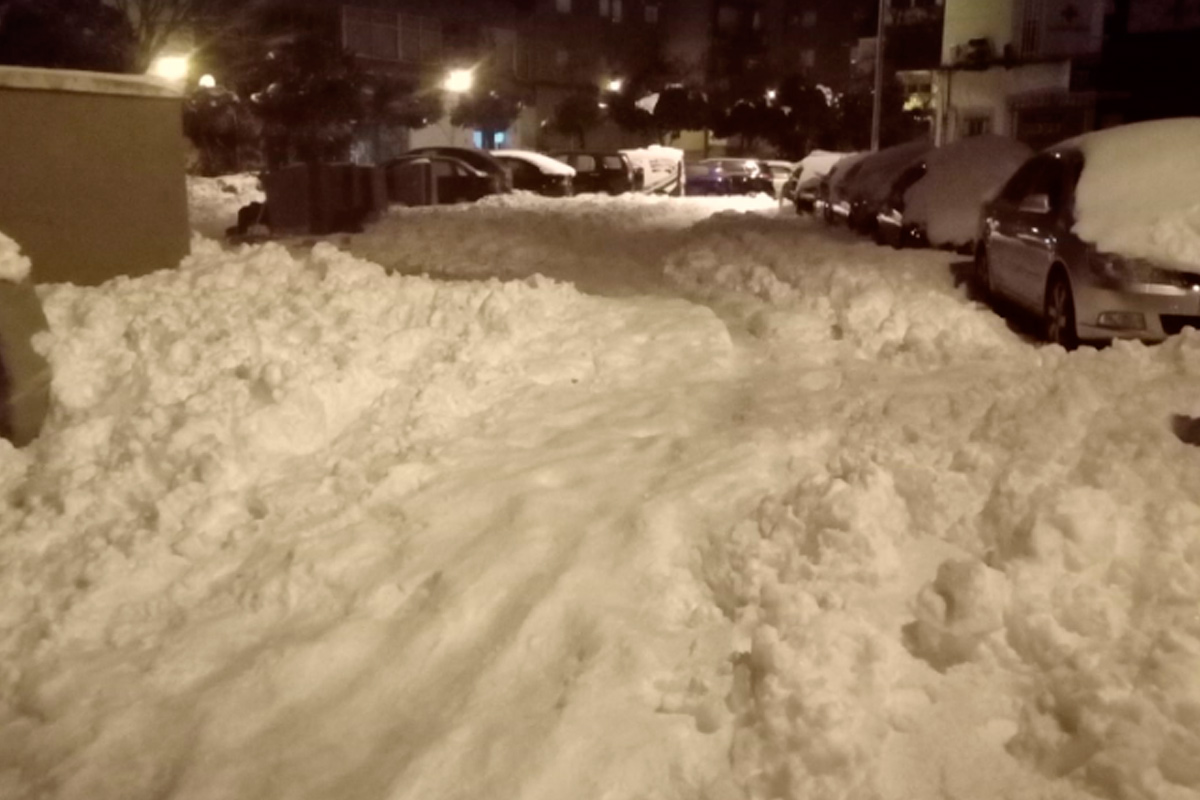 Mapa con las calles limpias de nieve de Madrid | SoyDe