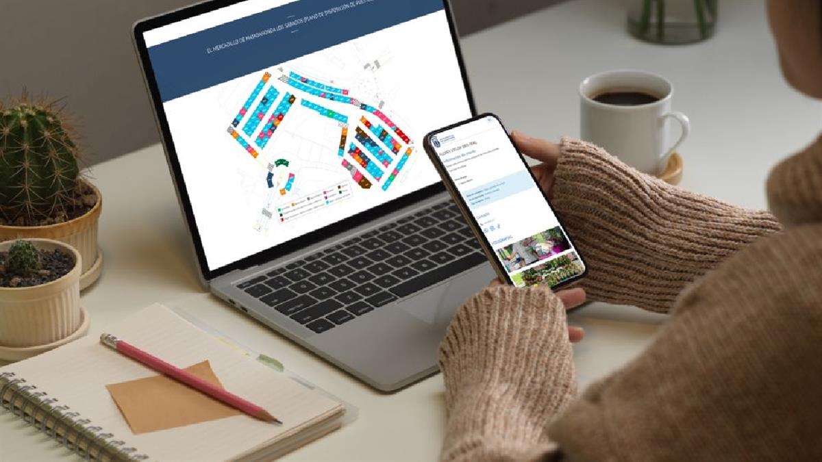 El mercadillo tendrá un mapa interactivo para mejorar la experiencia de sus clientes