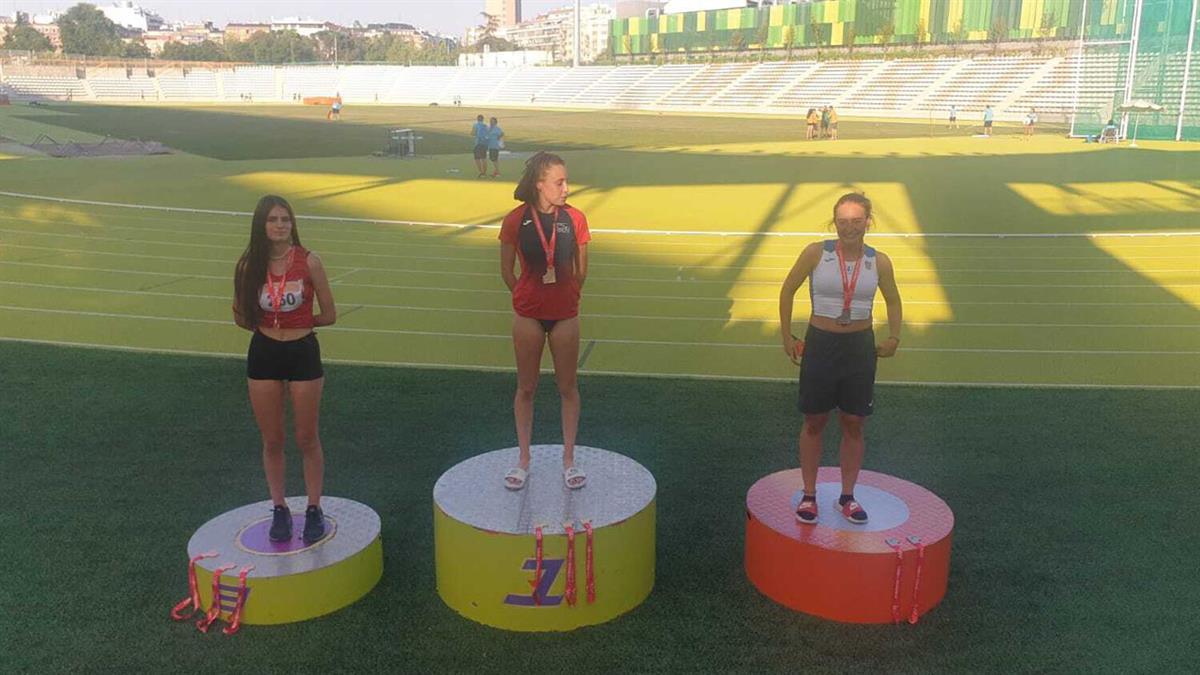 Se proclama campeona de Madrid sub20 en triple salto y salto de longitud