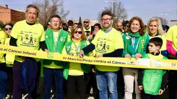 Más de 2.500 personas participaron en la IV Marcha Pinto Contra el Cáncer Infantil