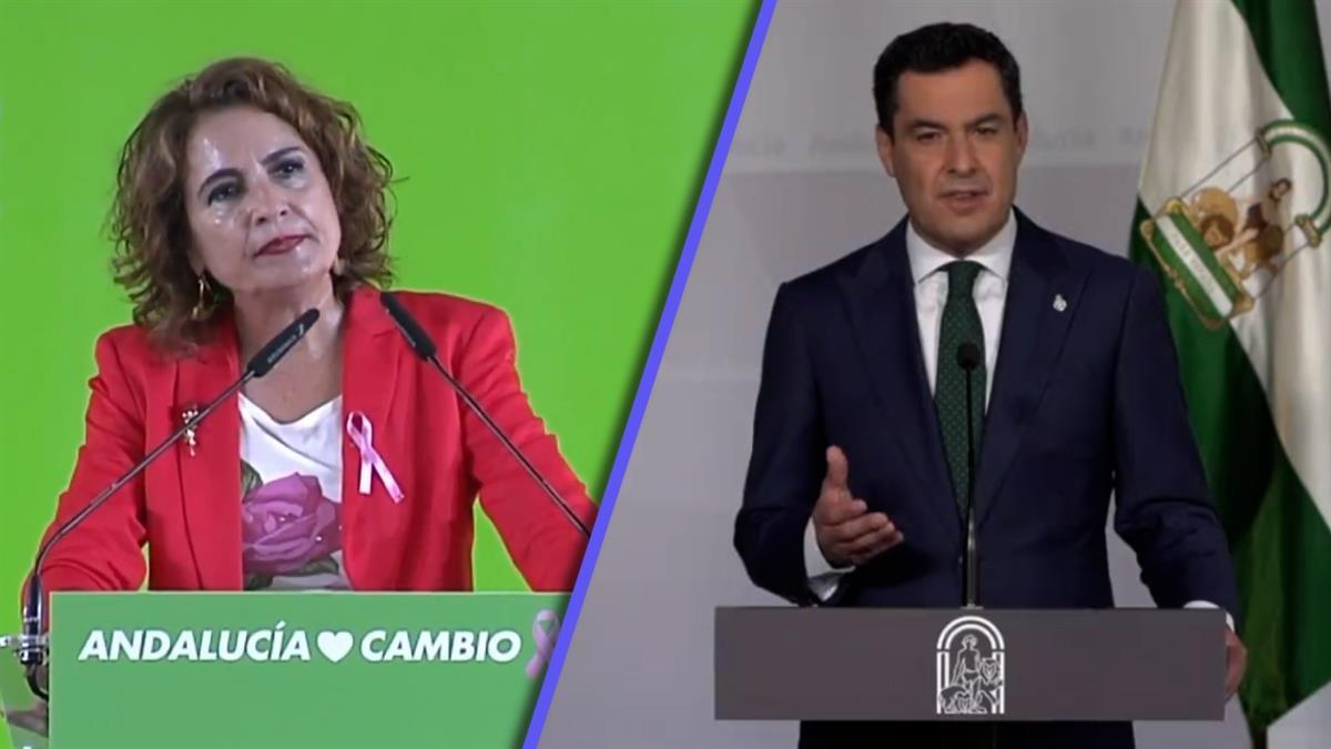 La vicepresidenta primera acudía a un mitín en Andalucía en el marco del Día Mundial contra el Cáncer de Mama