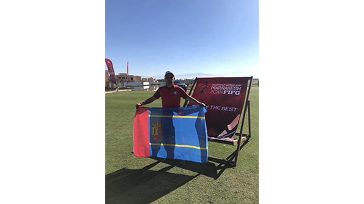 Los dos mostoleños son miembros del equipo Móstoles FootGolf