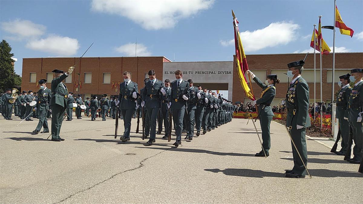 El acto corresponde a la promoción 168 del Colegio de Guardias Civiles 'duque de Ahumada'