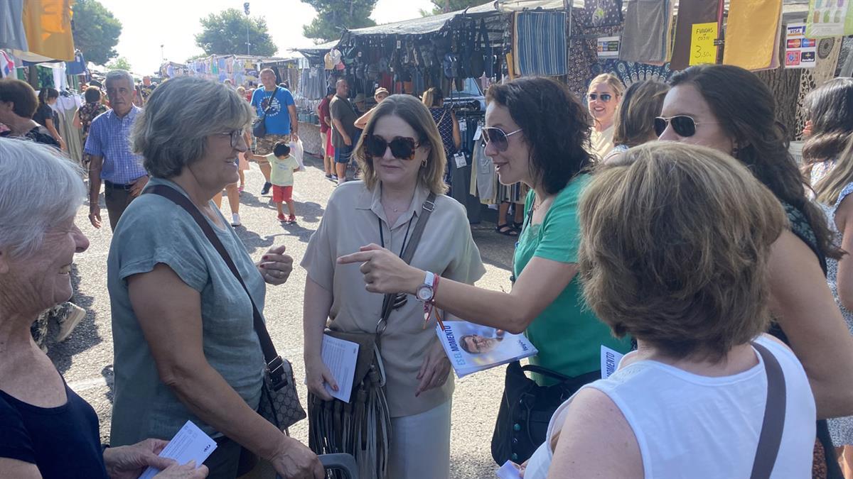 La número 2 del PP en las listas por Madrid para las elecciones generales del 23J ha acudido a la ciudad 