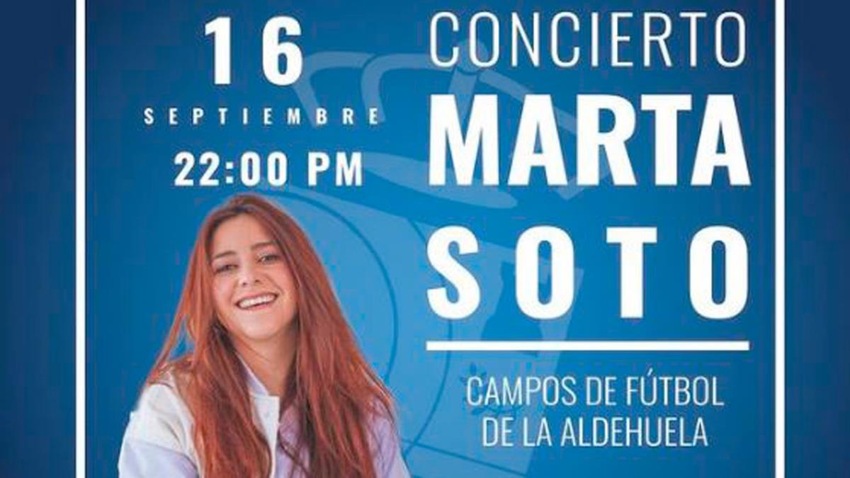 La cantautora estará en nuestra ciudad el próximo 16 de septiembre