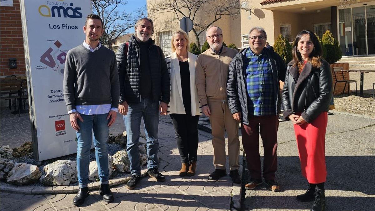 Los concejales del Grupo Municipal se reunieron con los responsables de la Fundación AMÄS